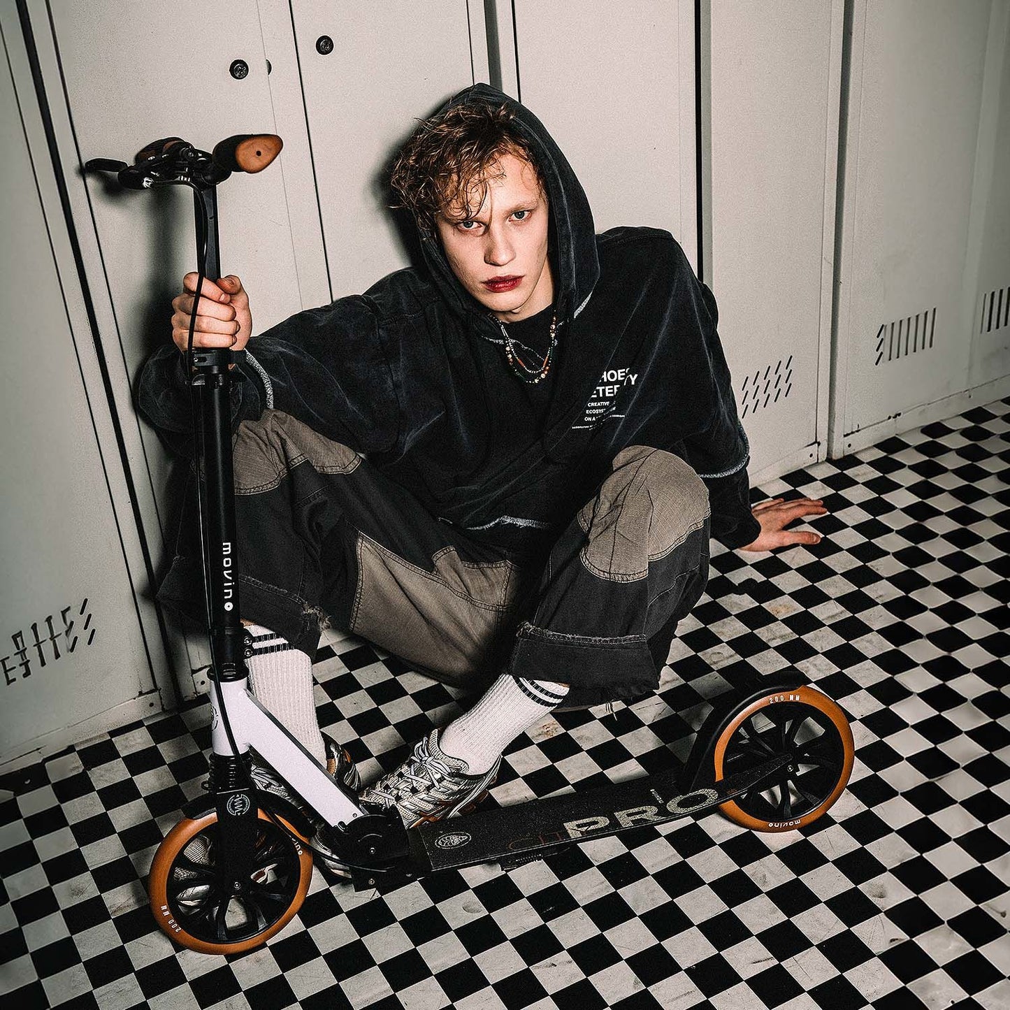 Movino City Pro (White-Brown)