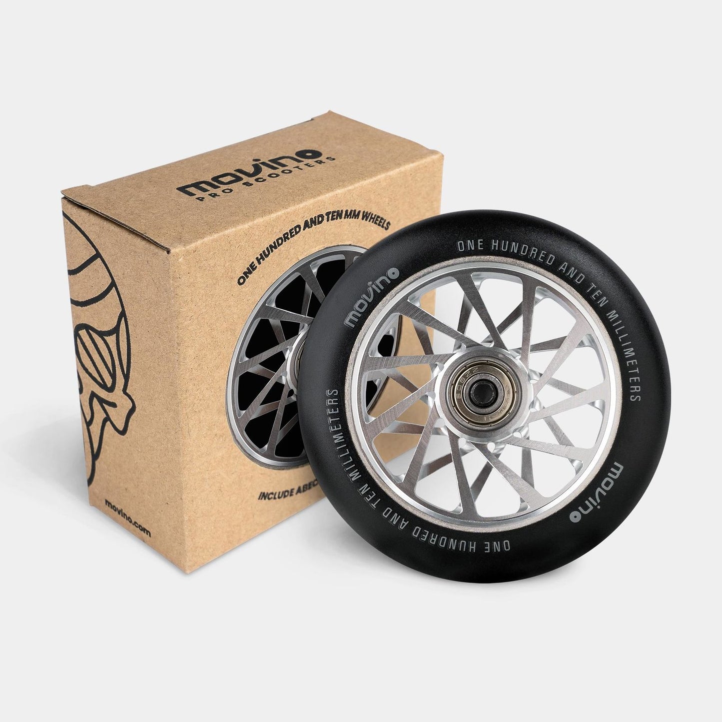 Movino Alu Core 110 mm (negro-plata)