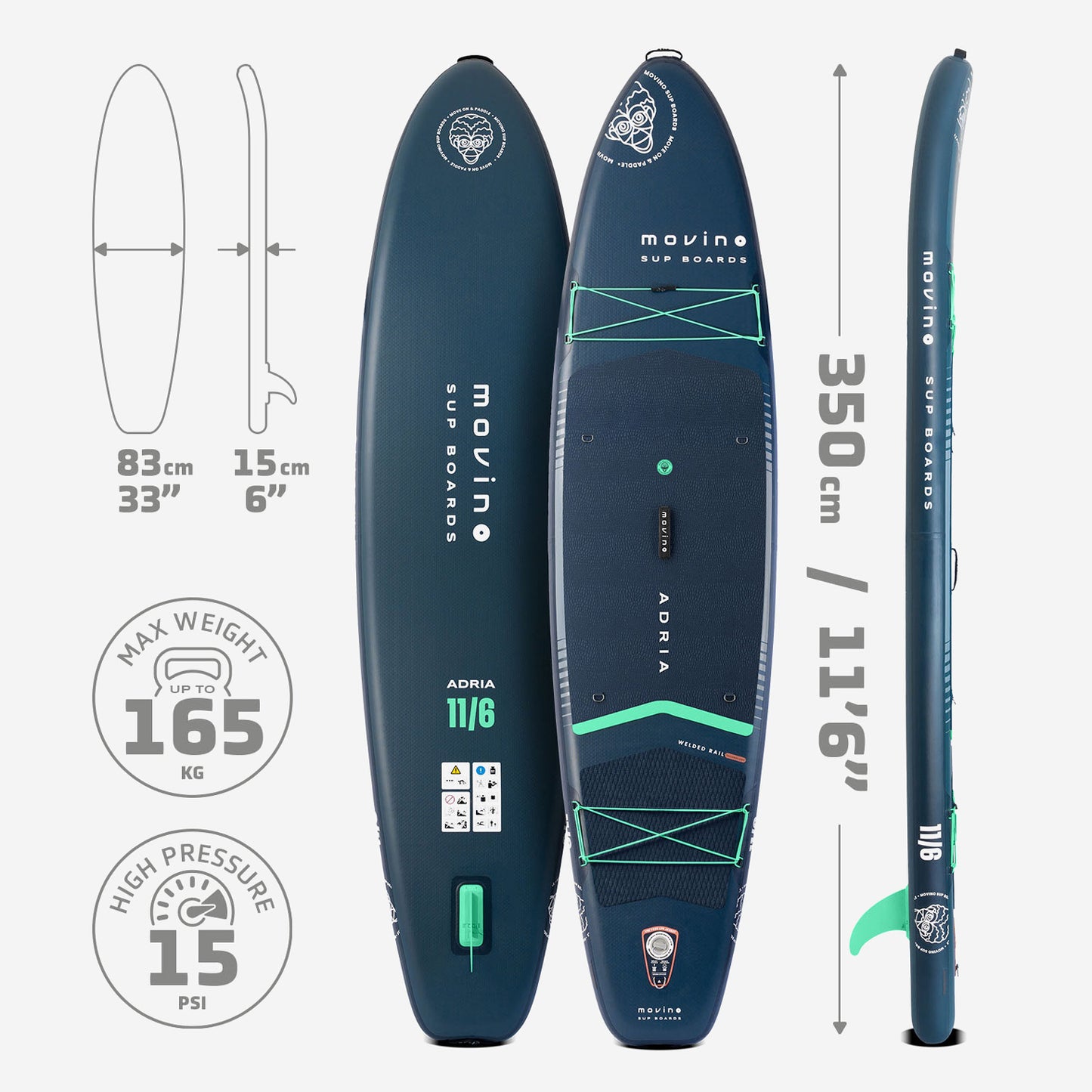 Movino Adria (navy-mint)