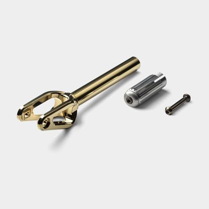 Horquilla de aluminio IHC (dorada)