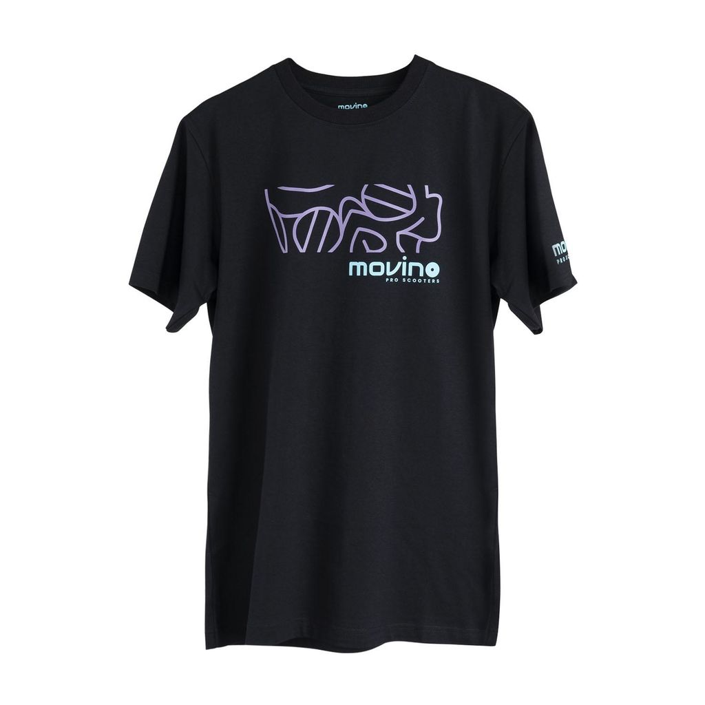 CAMISETA - TURQUESA/VIOLETA